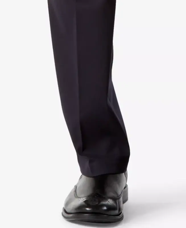 Men's Easy Straight Fit Khaki Stretch Pants - Black - 5