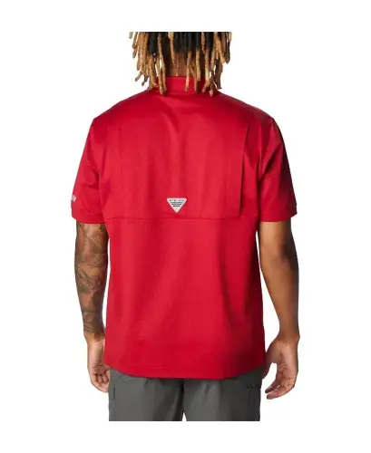 Men's Crimson Alabama Crimson Tide PFG Tamiami Omni-Shield Polo Shirt-Crimson - COLUMBIA (1)