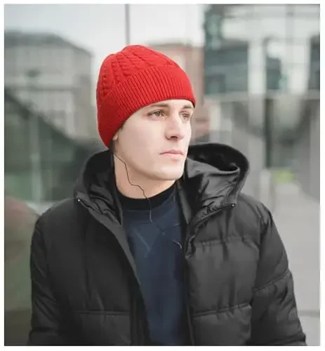 HiRui Knit Beanie Hats for Men Women Winter Hats Skull Caps Warm Classic Slouchy - 5