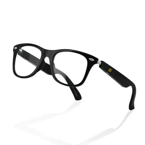 Tulbeys Smart Glasses for Men and Women, Blue Light Filtering Lenses, Bluetooth Audio Glasses with Mic & Speakers, Touch & Voice Assistant Compatible - Up to 6 Hrs Battery, for Office, Driving 