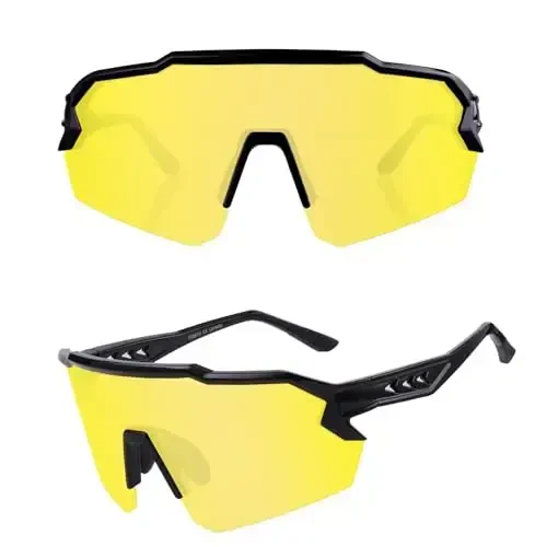 Ukoly Baseball Sunglasses For Men Women,Sports Sunglasses For Baseball Running Cycling UV400 protection TR90 Frame 615 - Modazone