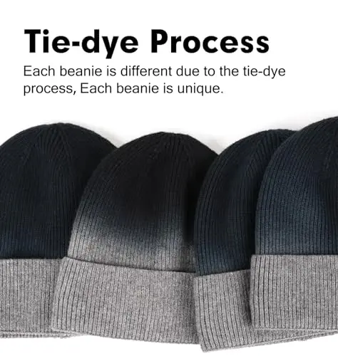 Wmcaps Winter Beanie for Men Women, Fleece Lined Beanie Soft Warm Knit Hat Ski Stocking Cuffed Cap - 2