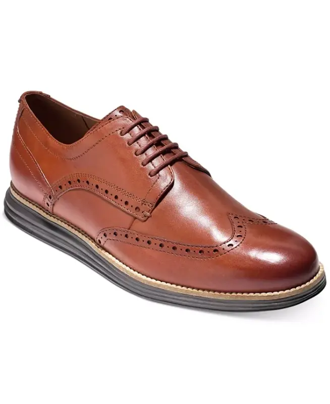 Men's Original Grand Wing Oxfords - Woodbury/Java - COLE HAAN