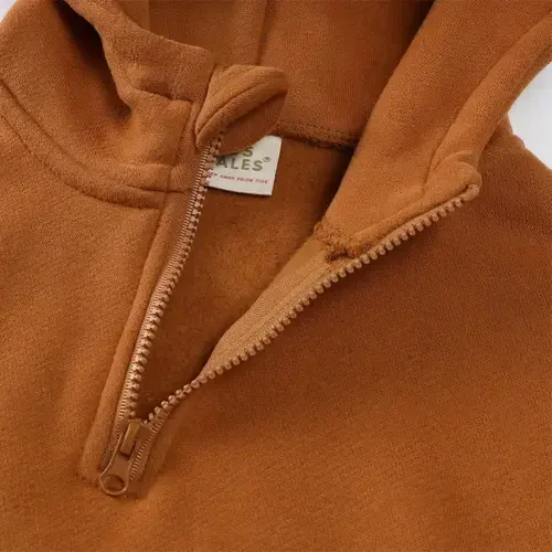 Esaierr 2Pcs Toddler Kids Winter Thick Tracksuits Sweatpants Set for Boys Girls, 1-7Y Baby Fleece Hoodie Sweatshirt + fleece Jogger Pants Outfits - 6