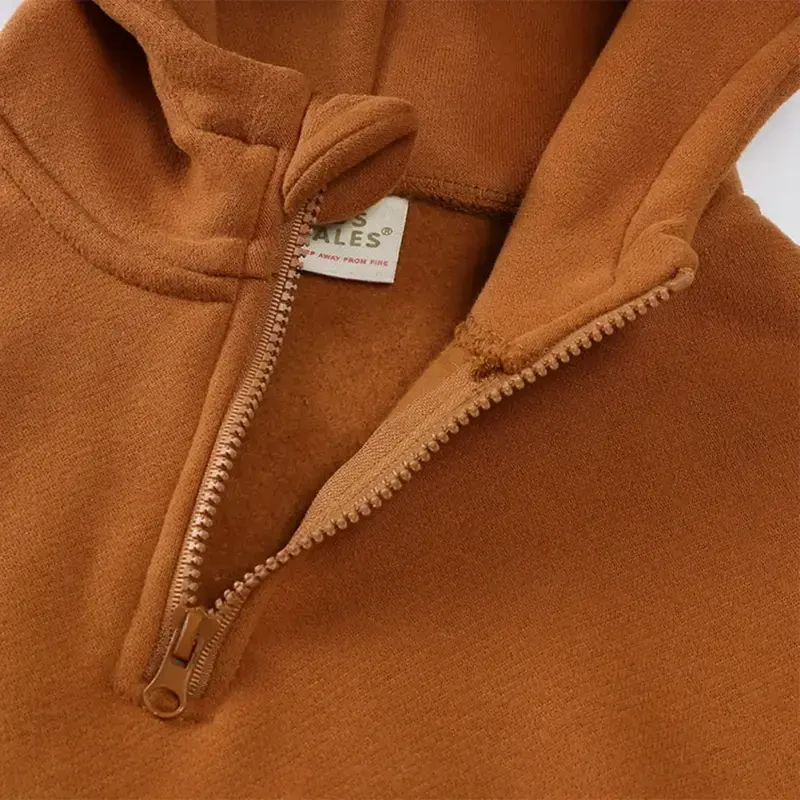 Esaierr 2Pcs Toddler Kids Winter Thick Tracksuits Sweatpants Set for Boys Girls, 1-7Y Baby Fleece Hoodie Sweatshirt+fleece Jogger Pants Outfits - 6