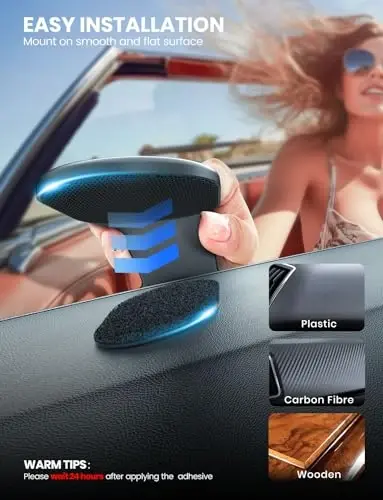 eSamcore for MagSafe Car Mount Detachable, Bendable Aluminum Arm Magnetic Phone Holder for Car【20 Strong Magnets】 Cell Phone Mount for Car Dash Fit iPhone 17 16 15 14 Pro Max Mini Mag Safe Accessories - 2