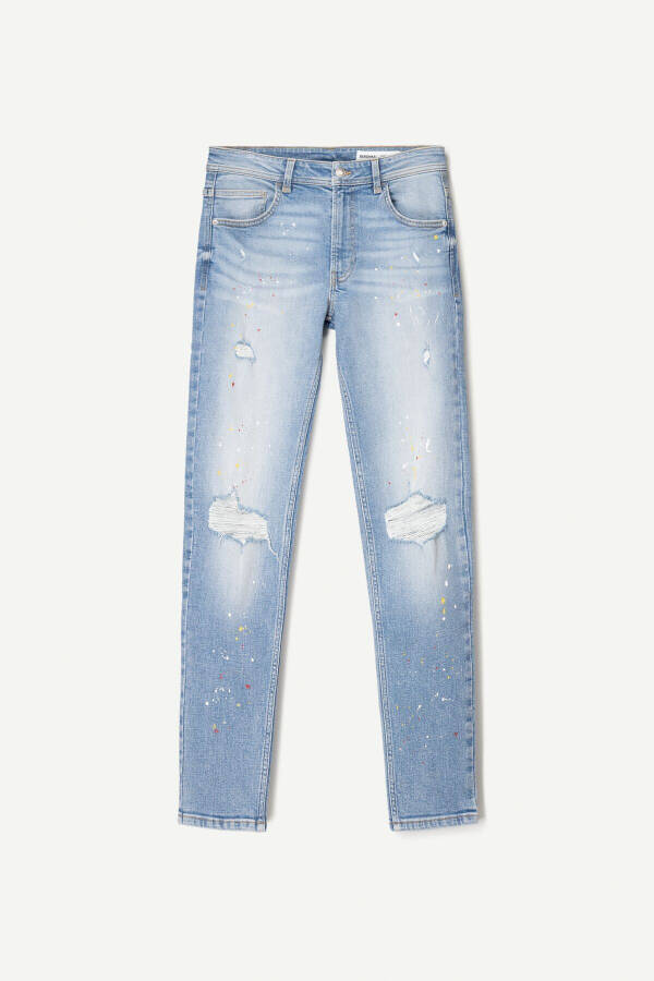 Distressed super skinny fit jean - 1