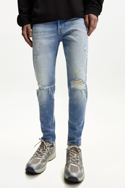 Distressed super skinny fit jean - 4
