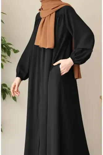 Esma Robed Ferace Black - 7