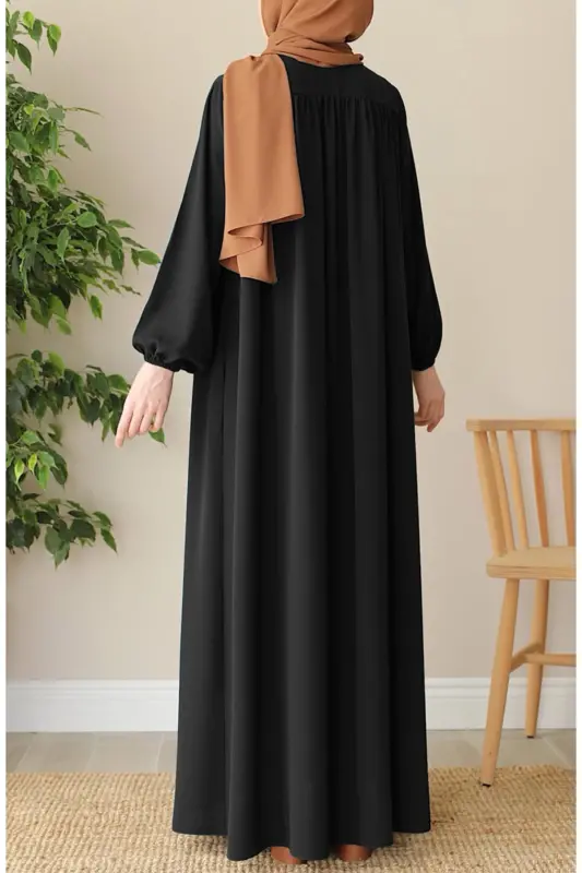Esma Robed Ferace Black - 5