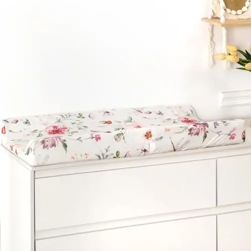 Stretch Ultra Soft Jersey Knit Changing Pad Cover Set 2 Pack, Change Table Pad Covers Fit 32