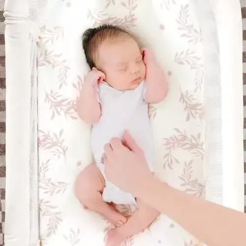 Stretch Ultra Soft Fitted Bassinet Sheet Set 2 Pack, Universal Fit for Bassinets Baby Cradle Moses Basket Oval Rectangle Mattress Safe and Snug, Beautiful Flowers and Insects Pattern for Baby Girls - 6