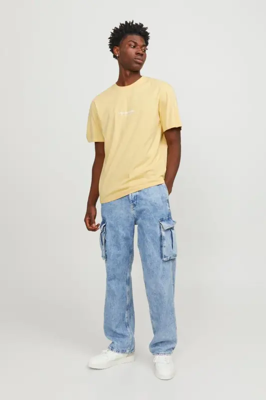 Eşofman Gedruckt Rundhalsausschnitt Eşofman-Italian Straw - 3