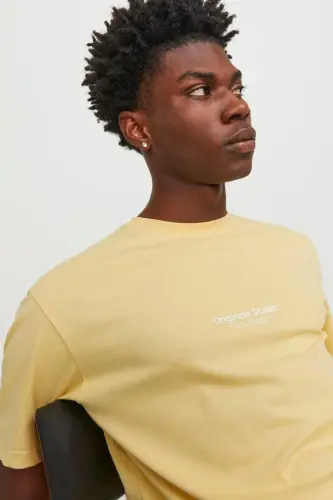 Eşofman Gedruckt Rundhalsausschnitt Eşofman-Italian Straw - 5