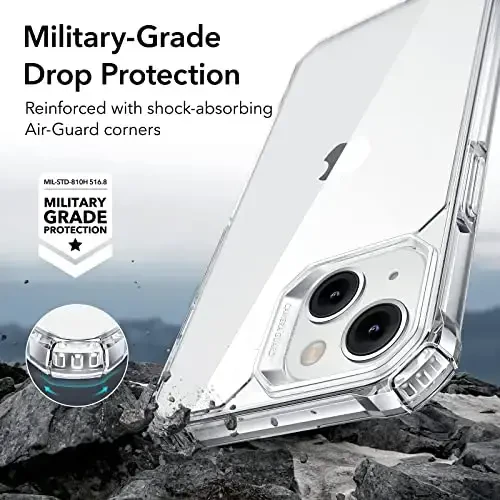 ESR Air Armor Case for iPhone 14/13, Military-Grade Protection - ESR (1)