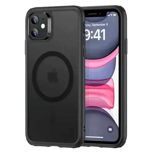 ESR для чехла iPhone 11, совместим с MagSafe, противоударная защита военного класса, магнитный чехол для телефона для чехла iPhone 11, матовый черный - ESR