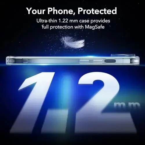 ESR для iPhone 15 Plus, совместимый с MagSafe, защита военного уровня, устойчив к пожелтению и царапинам, магнитный чехол для iPhone 15 Plus, Zero Series, прозрачный - 2
