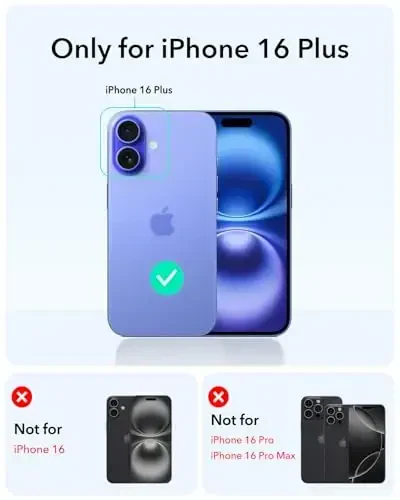 ESR для iPhone 16 Plus, чехол с кнопкой управления камерой, совместимый с MagSafe, защитный чехол военного класса, встроенная подставка, устойчивая к царапинам задняя крышка, серия Classic, прозрачный зеленый - 2