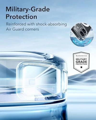 ESR для iPhone 16, совместимый с MagSafe, защита камеры, противоударный тонкий чехол, устойчивый к пожелтению и царапинам, магнитный чехол для iPhone 16, серия Zero, прозрачный - 6