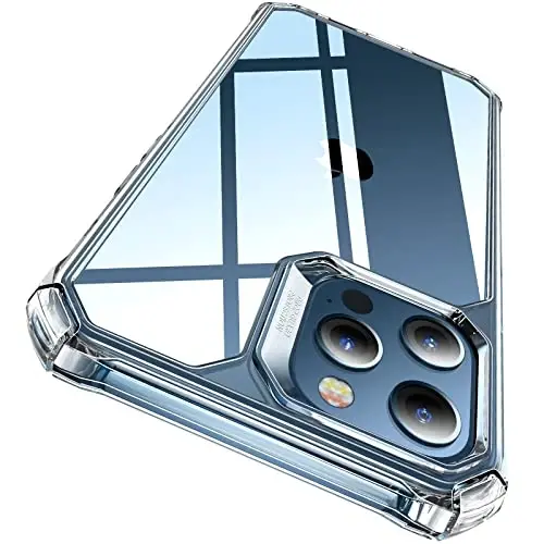 ESR for iPhone 12/iPhone 12 Pro Case, Military-Grade Protection, Shockproof Air-Guard Corners, Yellowing-Resistant Back, Air Armor, Clear - 1