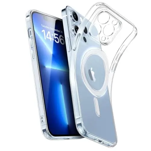 ESR for iPhone 13 Pro Max Case, Compatible with MagSafe, Military-Grade Protection, Resists Yellowing and Scratches, Magnetic Phone Case for iPhone 13 Pro Max, Zero Series, Clear 