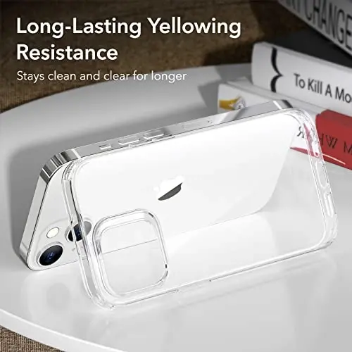 ESR for iPhone 14 Plus Case, Stay Original, Transparent, Clear | Military-Grade Drop Protection, Slim, TPU material - 4