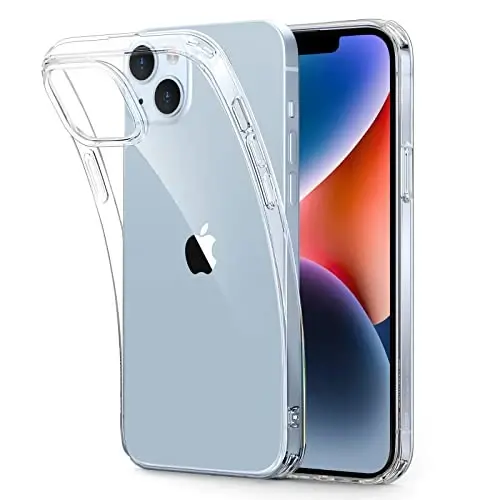 ESR for iPhone 14/13 Case, Stay Original, Transparent, Clear | Military-Grade Drop Protection, Slim, TPU material - 1