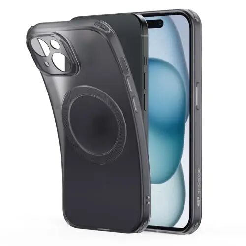 ESR for iPhone 15 Plus Case, Compatible with MagSafe, Military-Grade Protection, Resists Yellowing and Scratches, Magnetic Phone Case for iPhone 15 Plus, Zero Series, Frosted Black - 1