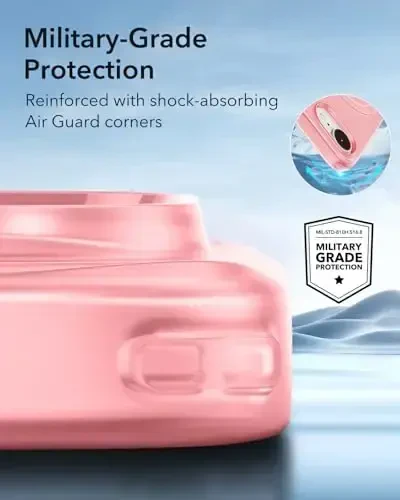 ESR for iPhone 16e Case, Compatible with MagSafe, Camera Protection, Shockproof Thin Cover, Resists Yellowing Scratches, Magnetic iPhone Case for 16e, Zero Series,Frosted Red - 6