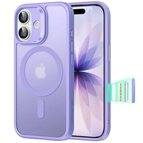 ESR for iPhone 17 Case, Camera Control, MagSafe bilan mos, zarbaga chidamli harbiy darajadagi himoya, iPhone 17 uchun magnitli telefon qutisi, Classic Hybrid Case, muzli binafsha 