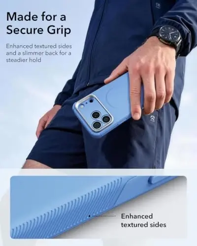 ESR for iPhone 17 Pro Max Case Flex Stand, for MagSafe, Rugged, Light Blue | Camera Control, 7X Military-Grade Drop Protection, Magnetic Phone Case, Shock-Absorbing Rugged Cover, Dustproof Port Cover - 6