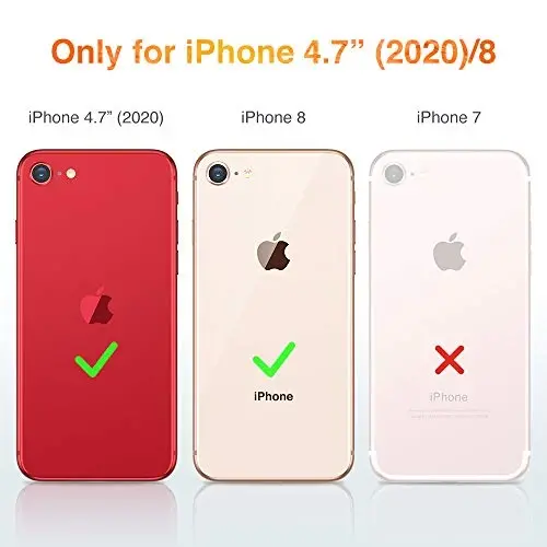 ESR for iPhone SE (2022) Case, iPhone SE (2020) and iPhone 8, Military-Grade Protection, Shock-Absorbing Corners, Yellowing-Resistant Back, Phone Case for SE 3/2, Air Armor Case, Clear - 3
