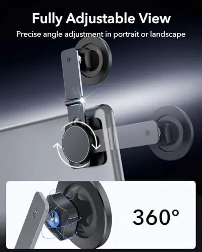 ESR for MagSafe Car Mount, Foldable Dashboard/Tesla Magnetic Car Mount, Tesla Touchscreen Car Phone Holder Mount, Magnetic Phone Holder for Car, for iPhone 15/14/13/12, Charging Not Supported, Grey - 5