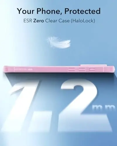 ESR for iPhone 16 Plus Case for MagSafe, Transparent, Frosted Pink-MagSafe | Compatible with MagSafe, Slim, Military-Grade Drop Protection, Resists Scratches - ESR (1)