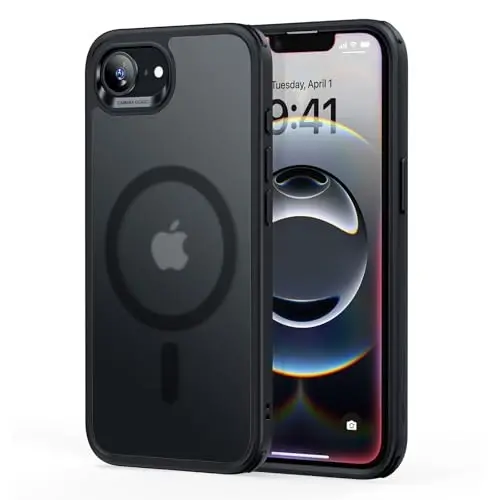 ESR iPhone 16e Case, MagSafe Compatible, Military-Grade Protection, Magnetic, Frosted Black - 1