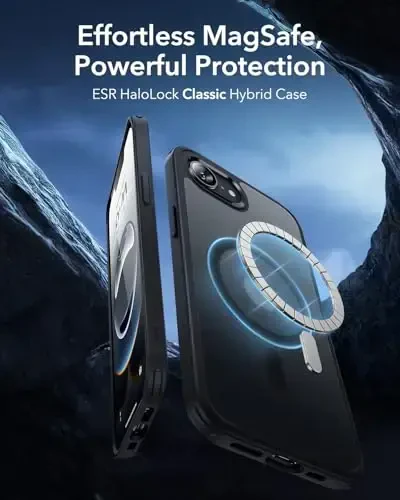 ESR iPhone 16e Case, MagSafe Compatible, Military-Grade Protection, Magnetic, Frosted Black - 3