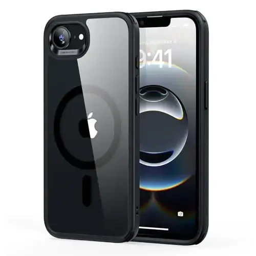 ESR iPhone 16e Case, MagSafe Compatible, Military-Grade Protection, Magnetic, Clear Black 