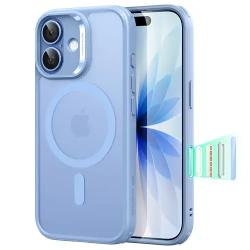 ESR for iPhone 17 Case for MagSafe, Camera Control, Frosted Light Blue | Ultra Slim, 3X Military-Grade Drop Protection, Magnetic Phone Case, Impact Absorbing, Resists Scratches 