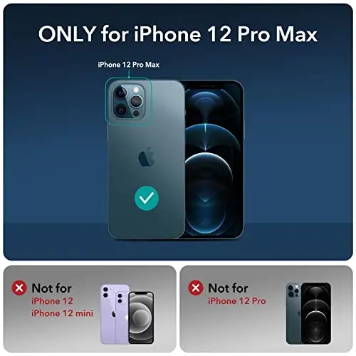 ESR Metal Kickstand Designed for iPhone i12 Pro Max Case [Patented Design] [Two-Way Stand] [Reinforced Drop Protection] Flexible TPU Soft Back for iPhone 2020, 6.7-Inch – Translucent Black - ESR (1)