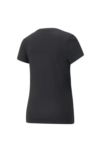 ESS+ Metallic Logo Tee-siyah - PUMA (1)