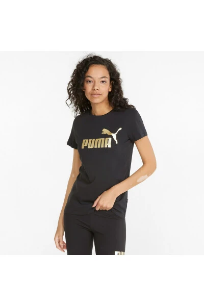 ESS+ Metallic Logo Tee - PUMA