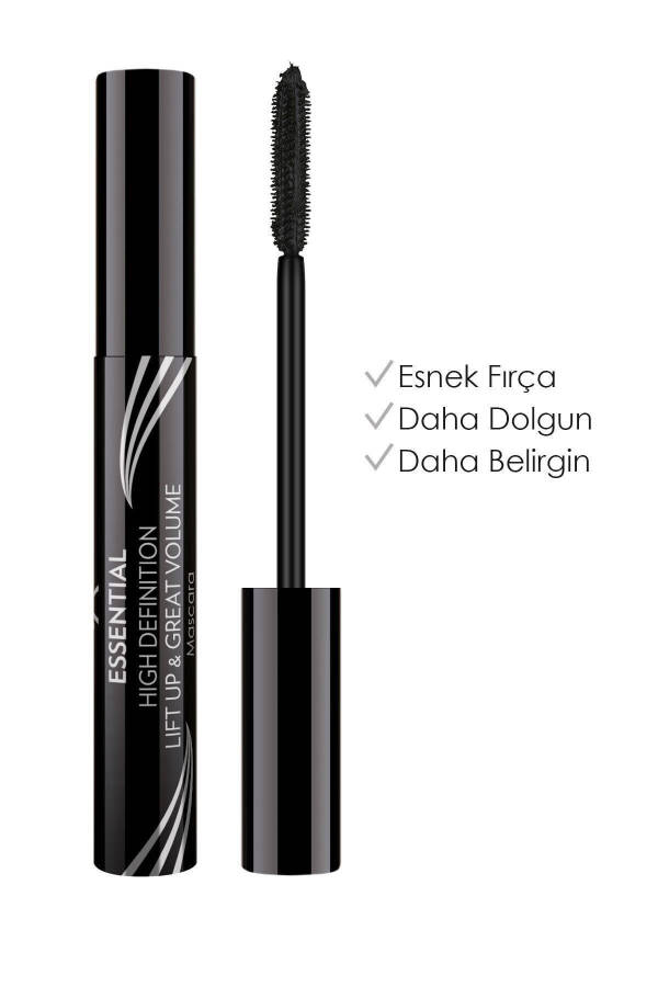 Essential High Definition & Lift Up & Great Volume Mascara Black - Тушь для объема - 8691190070601 - 2