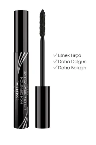 Essential High Definition & Lift Up & Great Volume Mascara Black - Volumizing Mascara - 8691190070601 - GOLDEN ROSE (1)