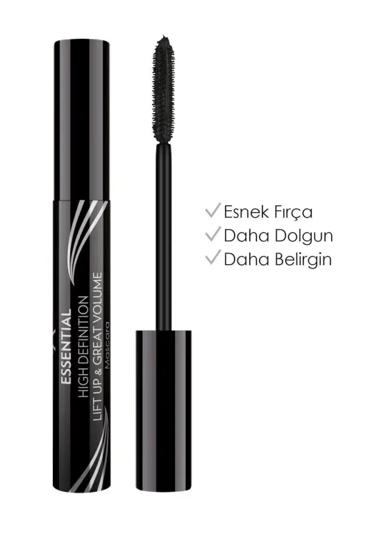 Essential High Definition and Liftup and Great Volume Mascara - Black - Lift Up Ekstra Hacim Veren Maskara - no color - 2