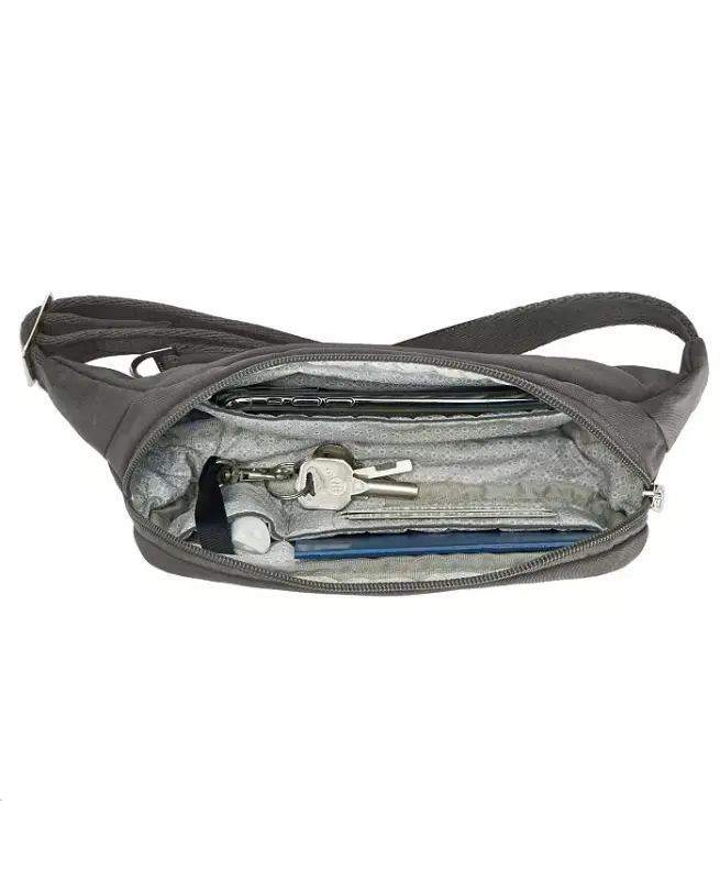 Essentials Anti-Theft Slim Belt Bag - Smoke - 7
