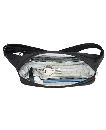 Essentials Anti-Theft Slim Belt Bag-Black - 6