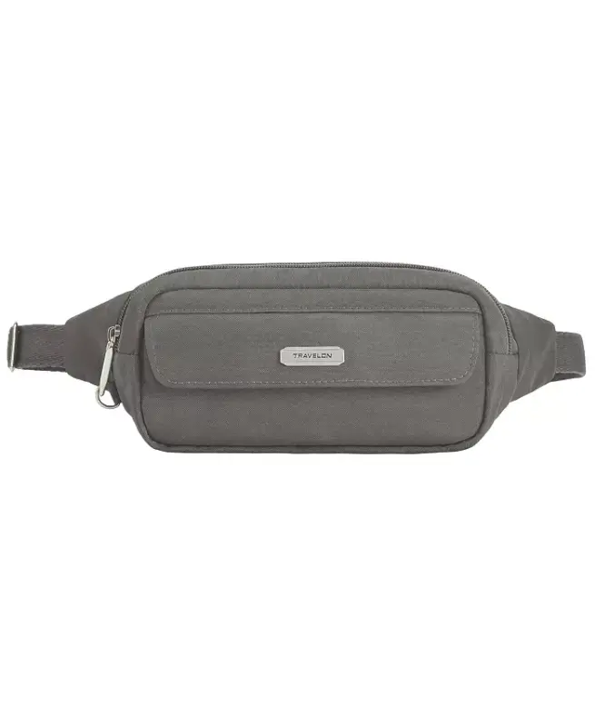Essentials Anti-Theft Slim Belt Bag-Smoke - 1
