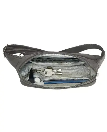 Essentials Anti-Theft Slim Belt Bag-Smoke - 7