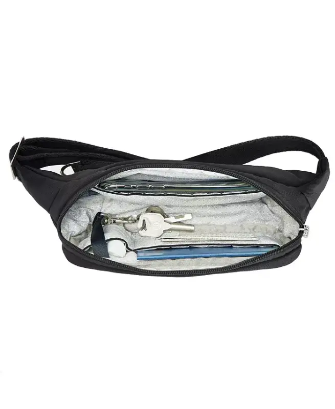 Essentials Anti-Theft Slim Belt Bag-Smoke - 45