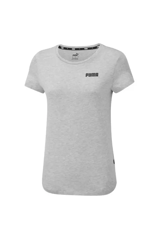 ESSENTIALS Ayollar futbolkasi - Light Gray Heather - PUMA